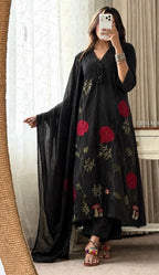 PRODUCT CODE : 4000 | MUL COTTON 3-PIECE  SALWAR SET