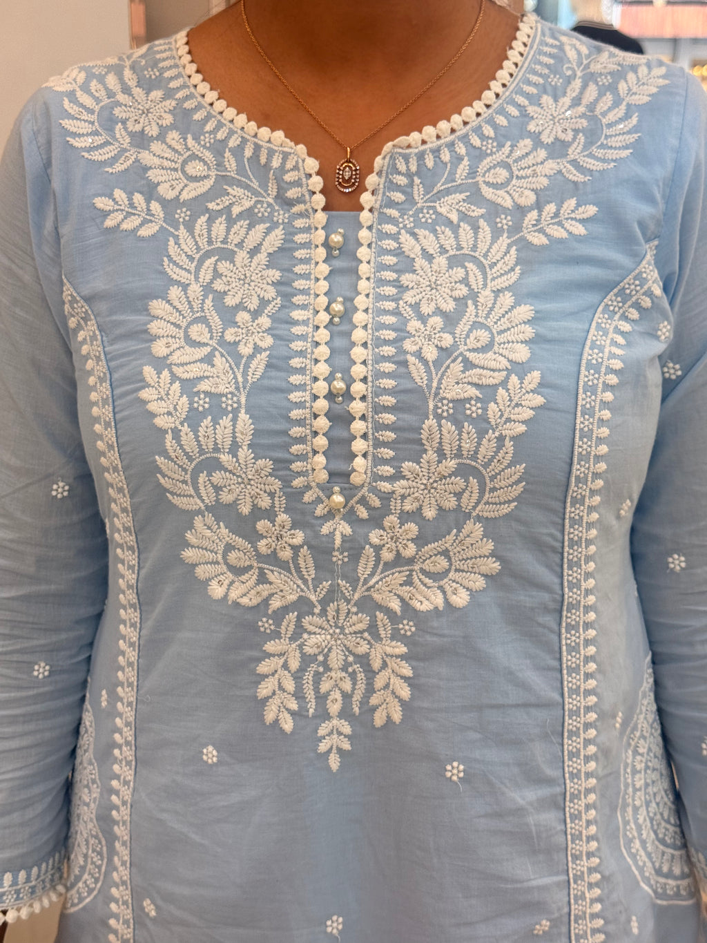 ICE WHITE SALWAR SET
