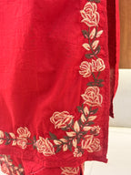 CHERRY RED SALWAR SET