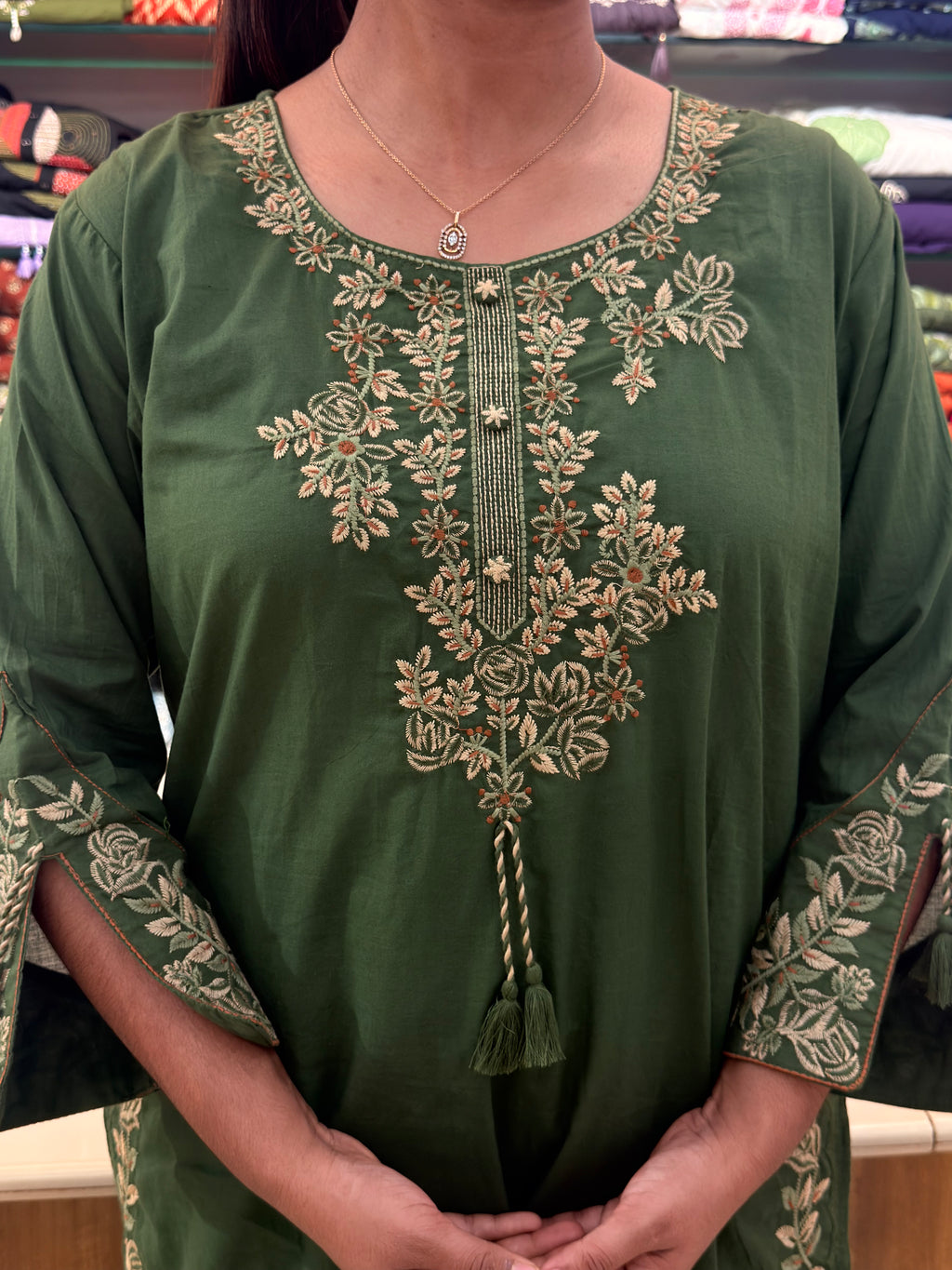 EMERALD GREEN SLAWAR SET