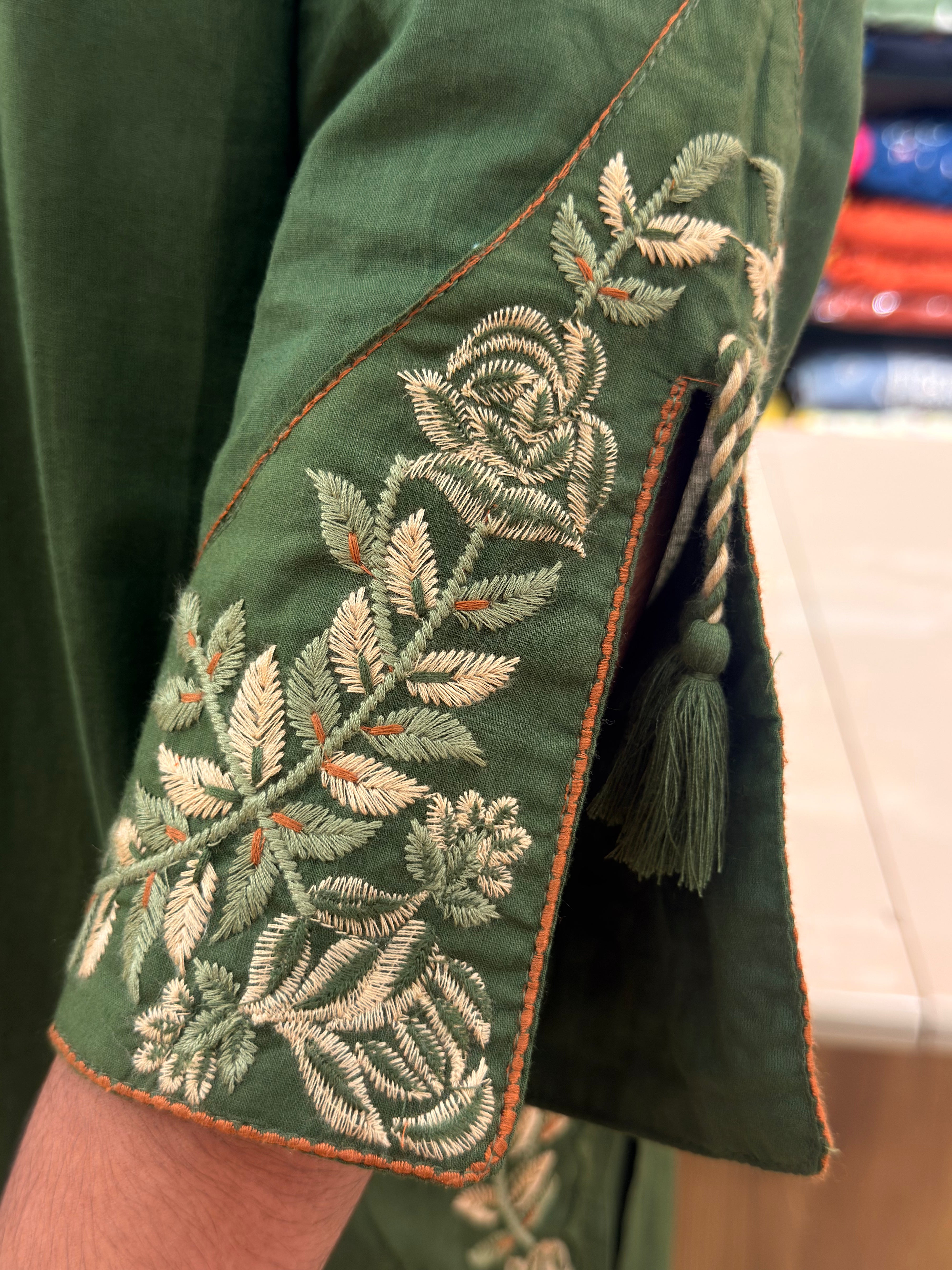 EMERALD GREEN SLAWAR SET