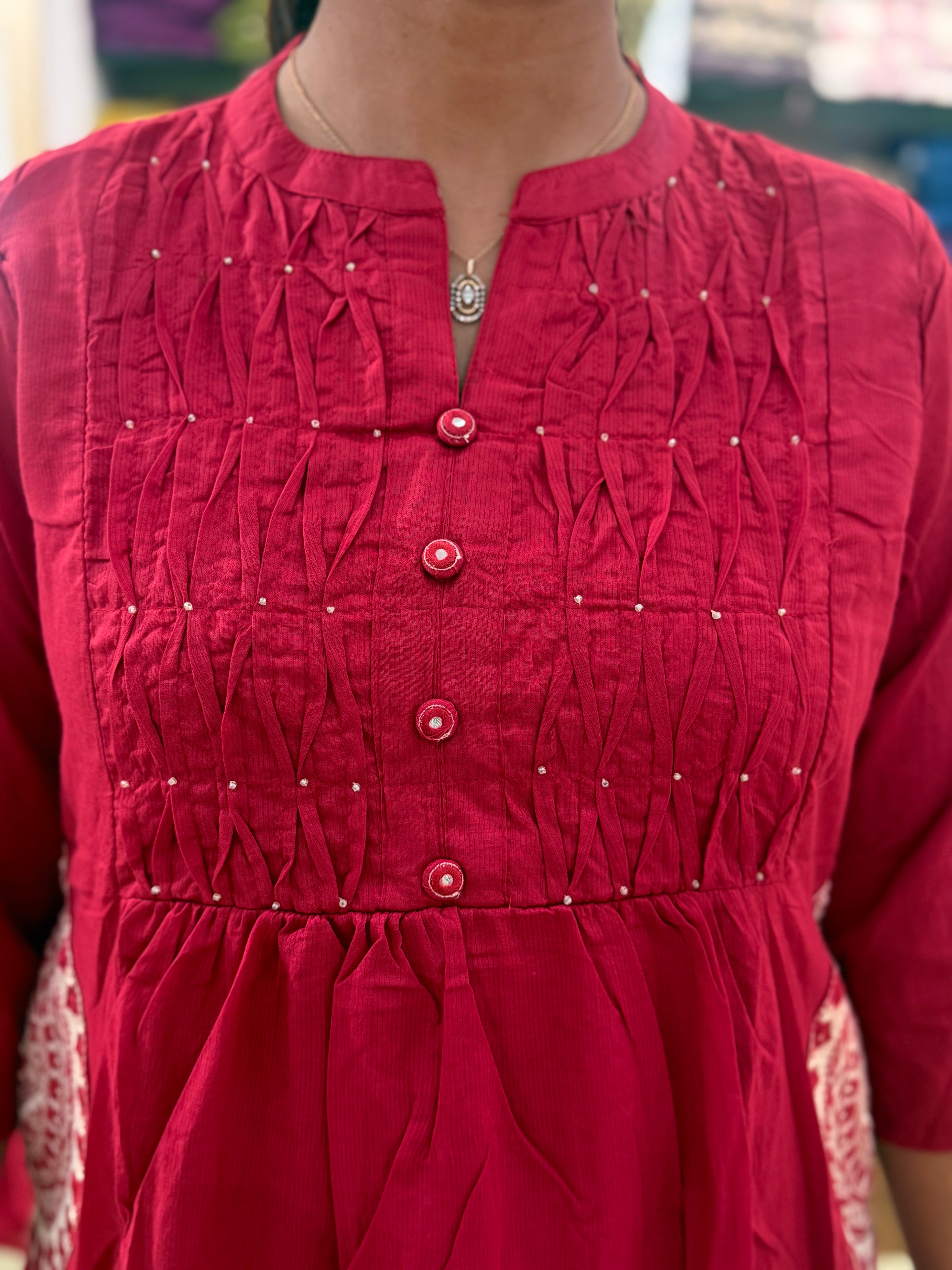 RUBY RED SALWAR SET