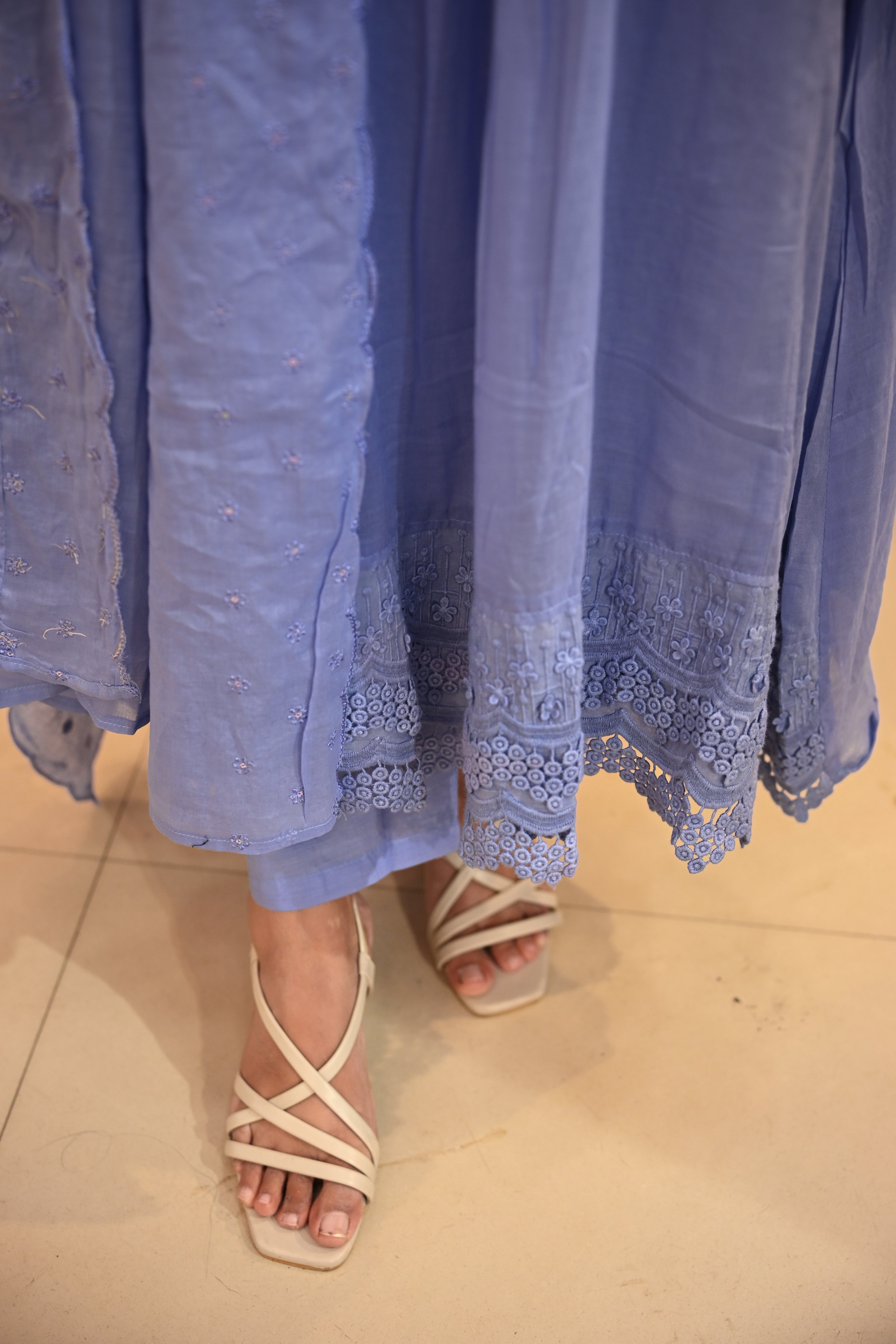 LAVENDER BLUE SALWAR SET
