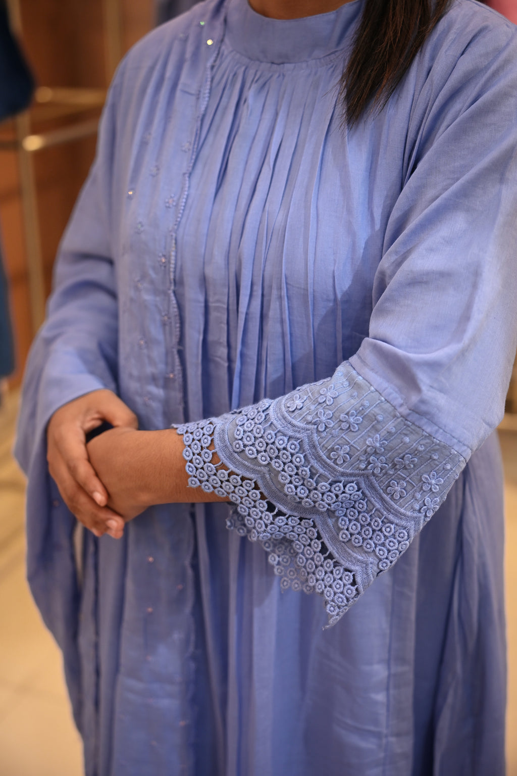 LAVENDER BLUE SALWAR SET