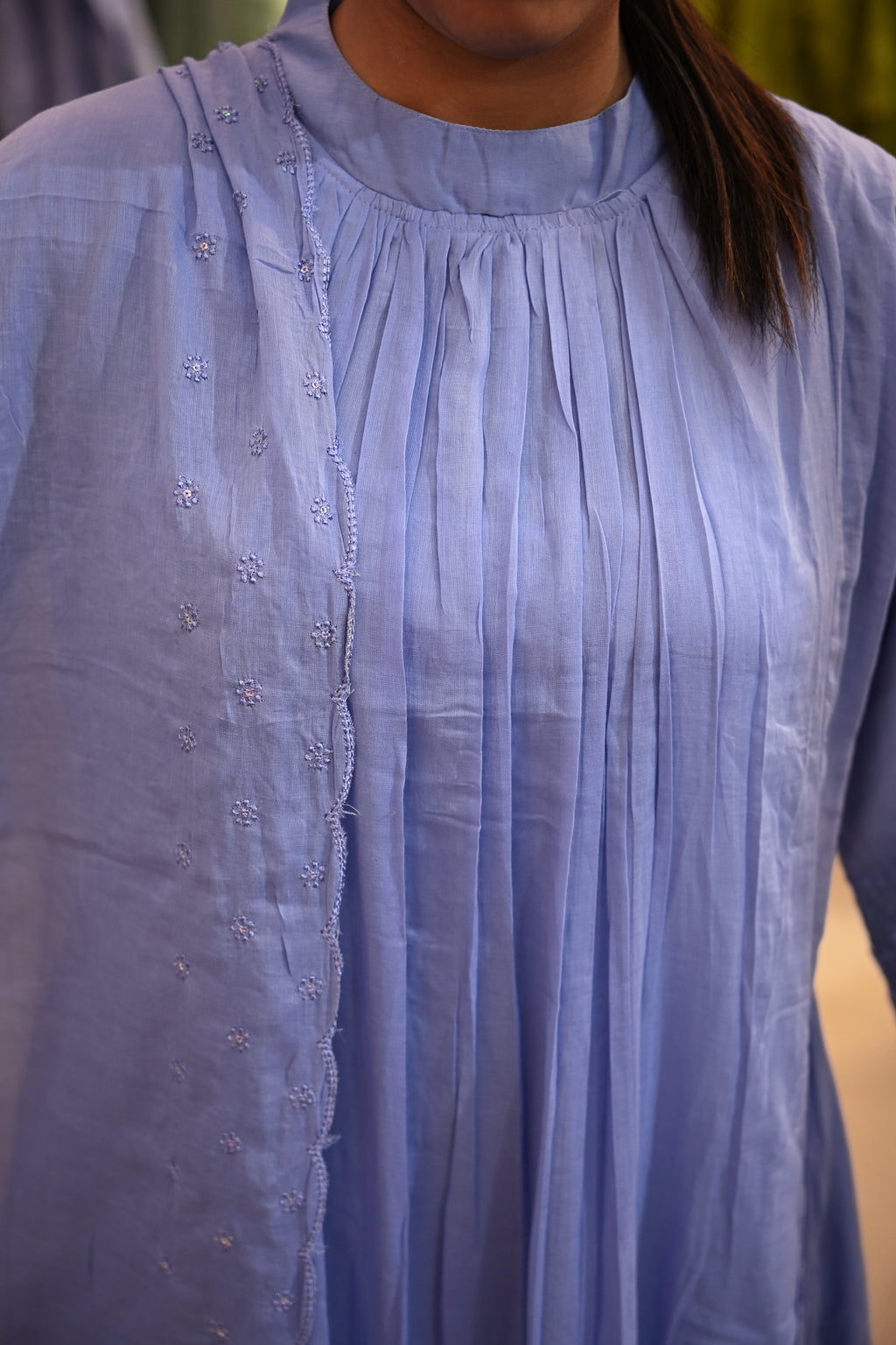 LAVENDER BLUE SALWAR SET
