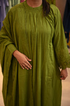 OLIVE GREEN SALWAR SET